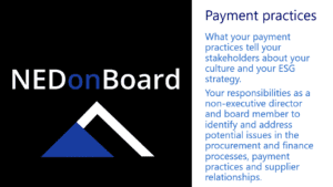 Payment practices: your board responsibilities