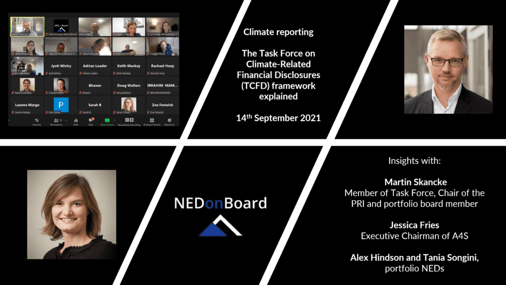 The climate reporting TCFD framework explained