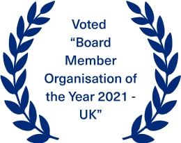 Recognized as the top board member in the UK for 2021.