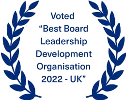 Recognized as the best board leadership development organization in the UK for 2022.