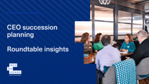 NEDonBoard roundtable. Experienced non-executive directors and chairs discussing a topic.