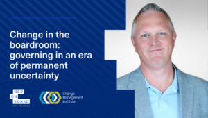 Picture of Paul West, author of a change in the boardroom for the NEDonBoard blog