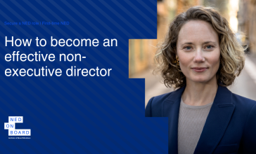 How to become an effective NED How to become an effective NED